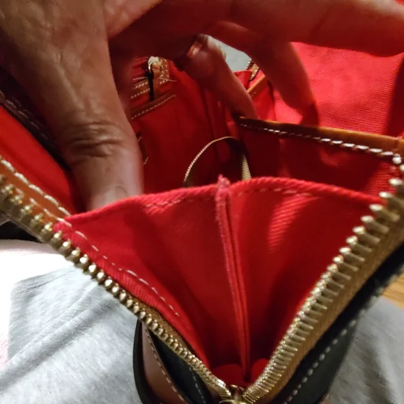 Dooney & Bourke Black and Brown Mini Bag - Picture 10 of 14